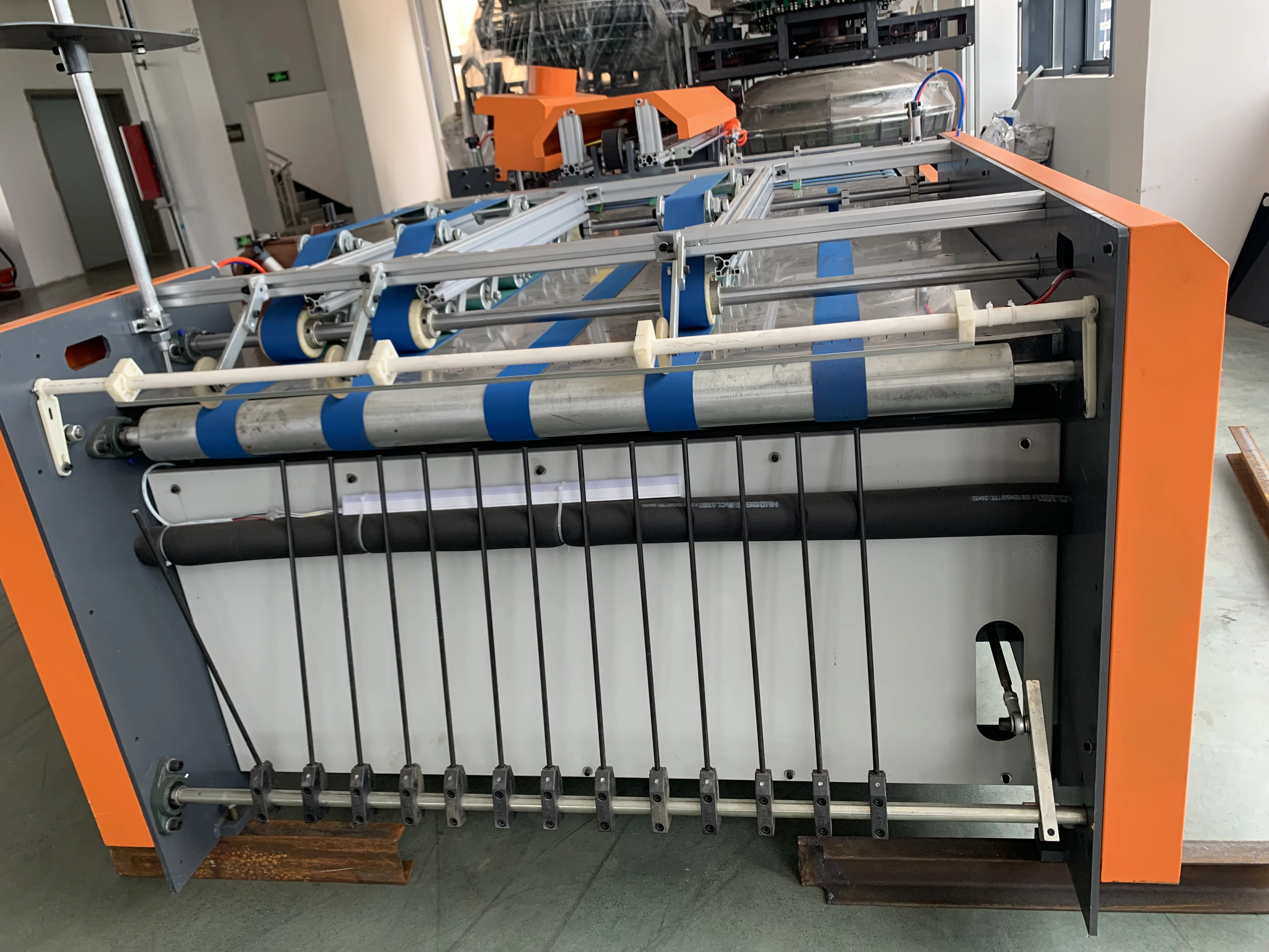 Plastic Bag Conversion Machine Rice bag cutting and sewing machine and pp woven bag making machine