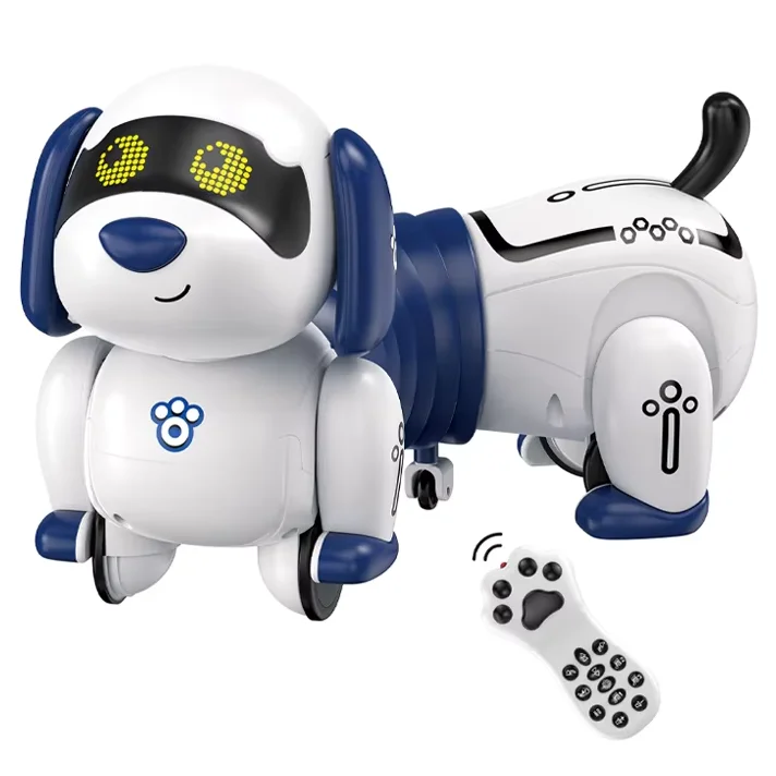New Product Children Multi-Function Smart Robot Dog Toys 2.4g Intelligent Program Remote Control Stunt Dog Toys