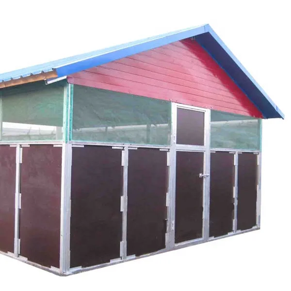 
Good Quality Cow Farm Equipment Animal calf cage house with plywood infilled 
