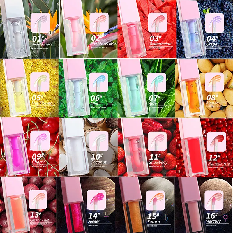 Private Label Nourishing lip balm lip oil  Hydrating Exfoliating Sugar Lip gloss