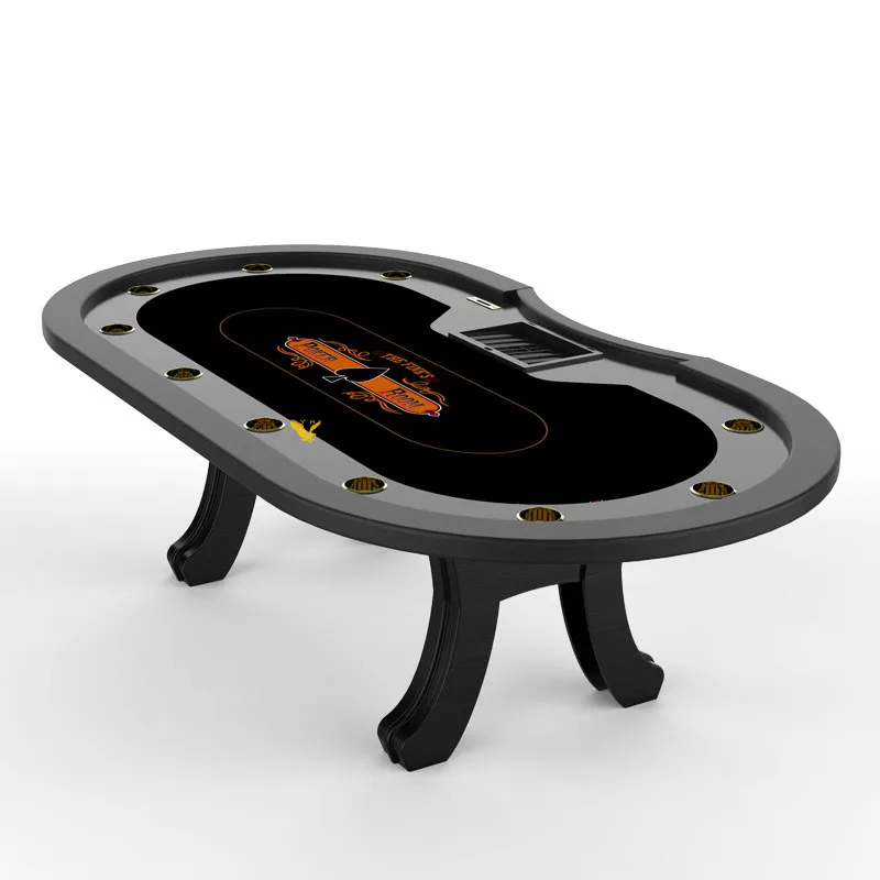  YH Texas Holdem азартные игры H ножной стол круглый кожаный Профессиональный