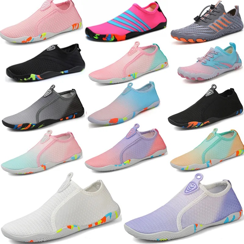 Mens Womens Quick Dry Barefoot Shoes Beach Pool Swim Diving Surf Aqua Shoes Sports Walking Yoga Water Shoes