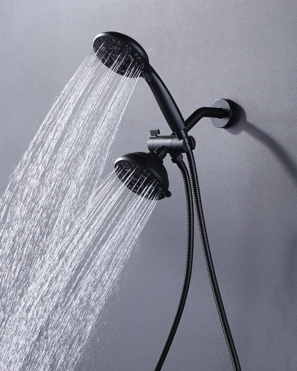 Concealed Installation Bath Shower Set with Pressure Balance Valve and Tub Spout Multi Function Rainfall Shower Faucet Set