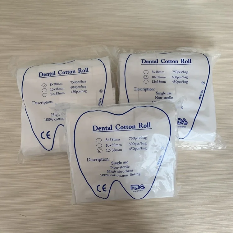 
Disposable non sterile cotton roll for dental use 