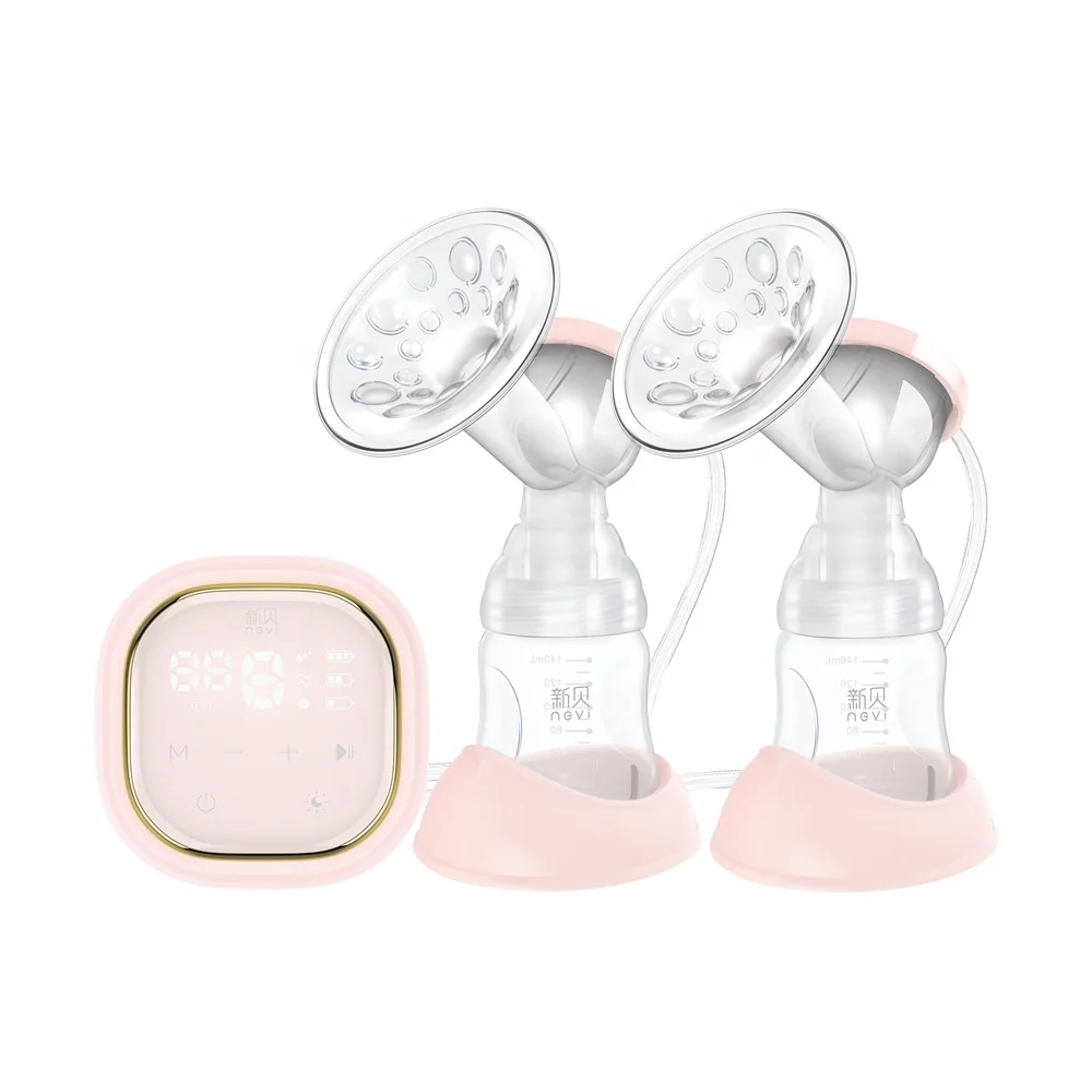 High Quality Portable Touch Screen Breast Feeding Pump Baby Electric Automatic Breast Pump Silicone