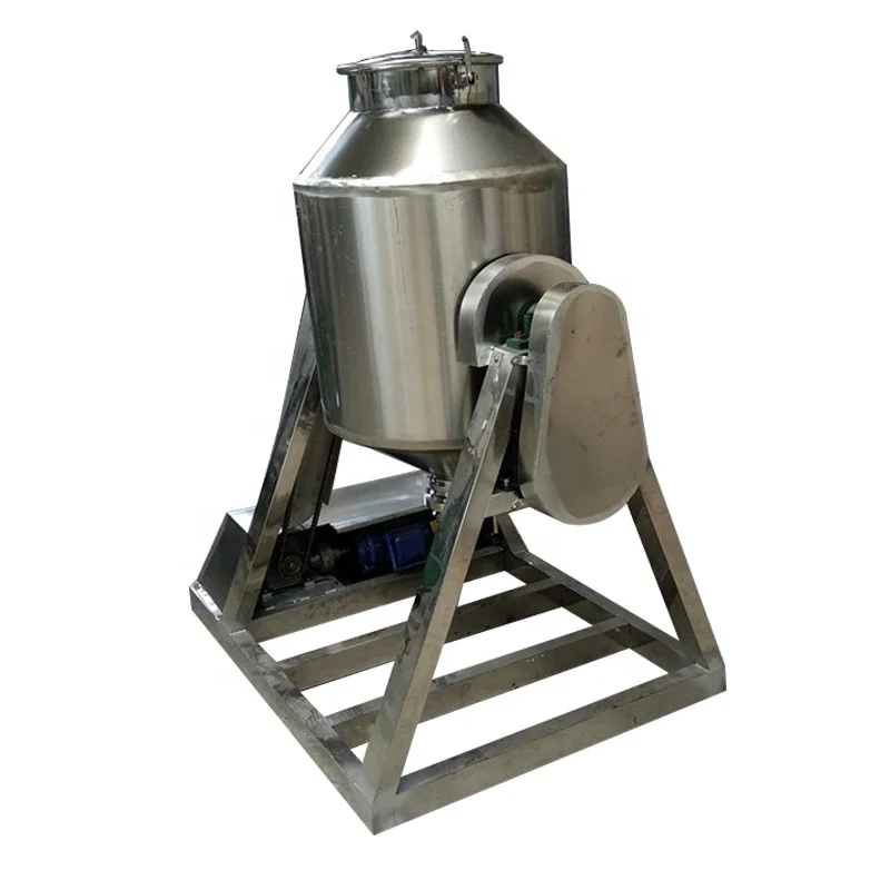 High Output Mini Poultry Feed Stainless Steel Seed Rotary Drum Mixer