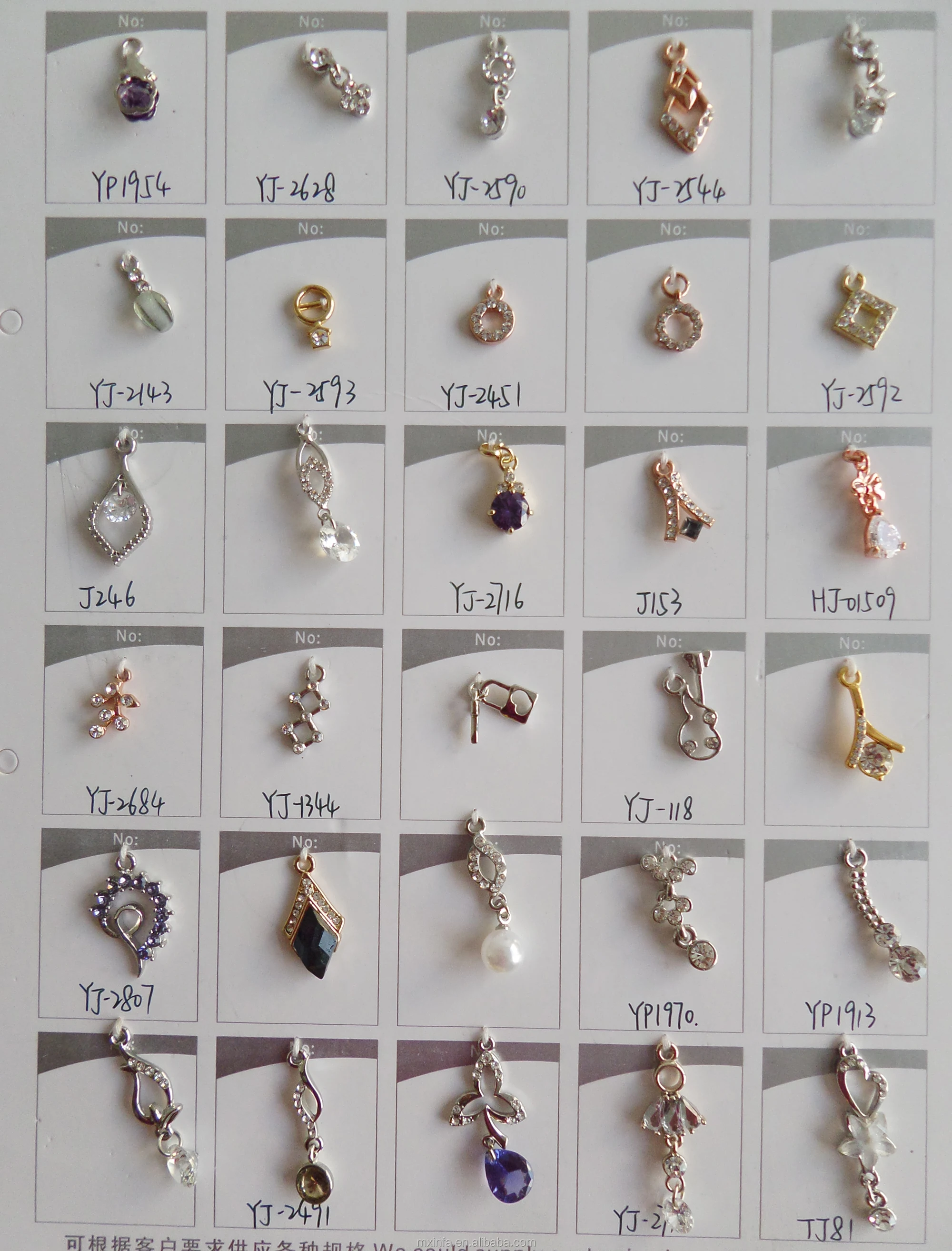 Underwear accessories zamak alloy accessories
