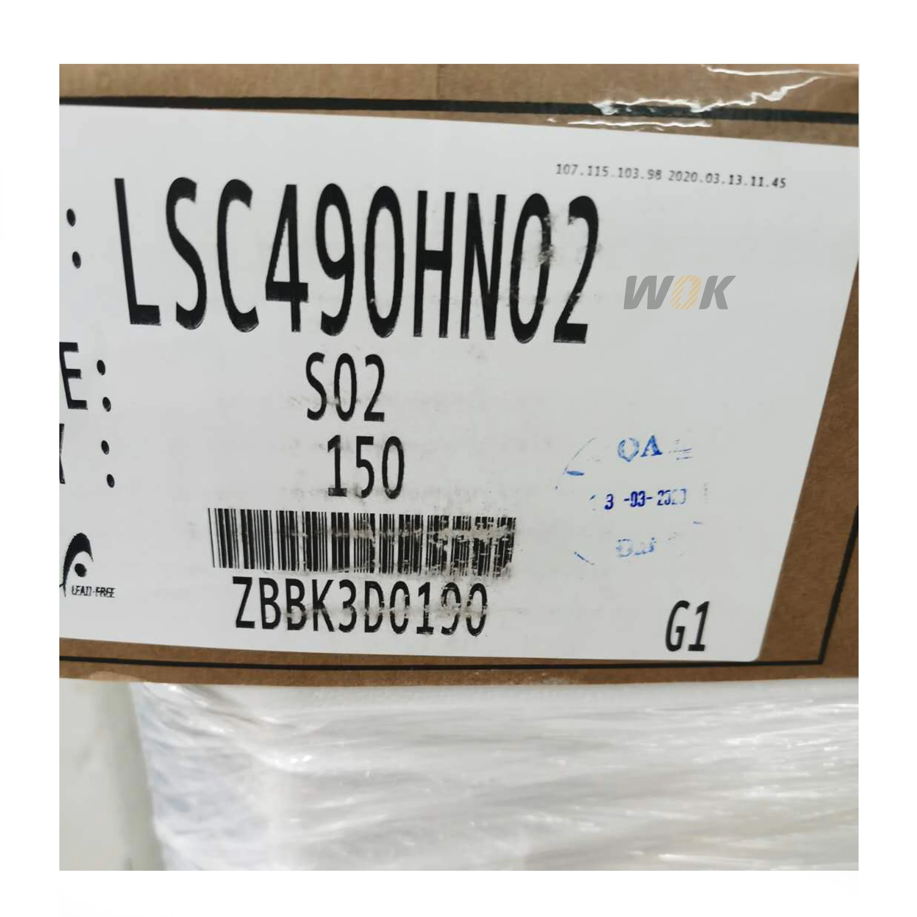  Плоский экран _ TV LSC490HN02 сменная ЖК-панель Samsung Lcd для