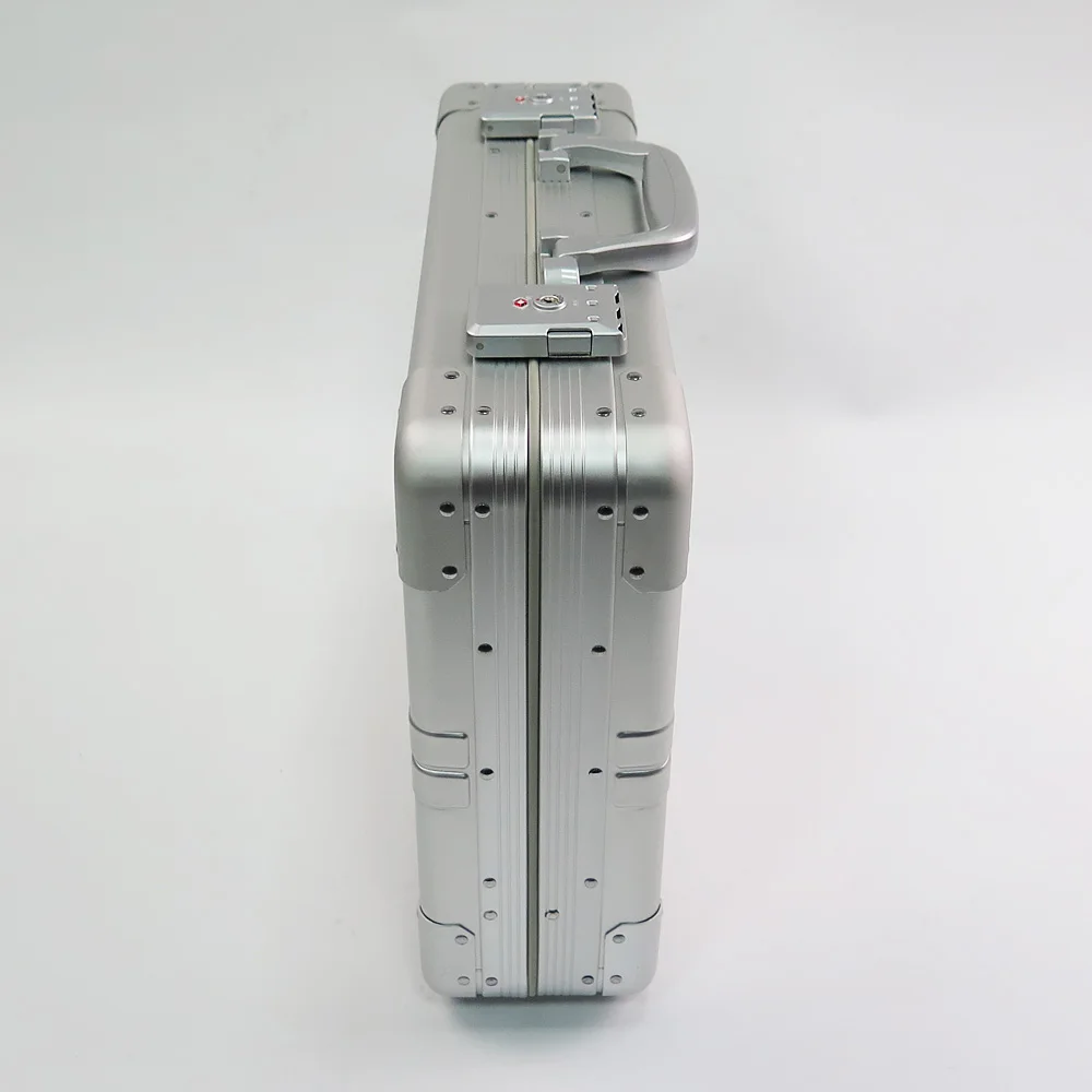 Aluminium Briefcase With Combination Locks Ideal For Tradesmen Laptop Padded Briefcase Attache