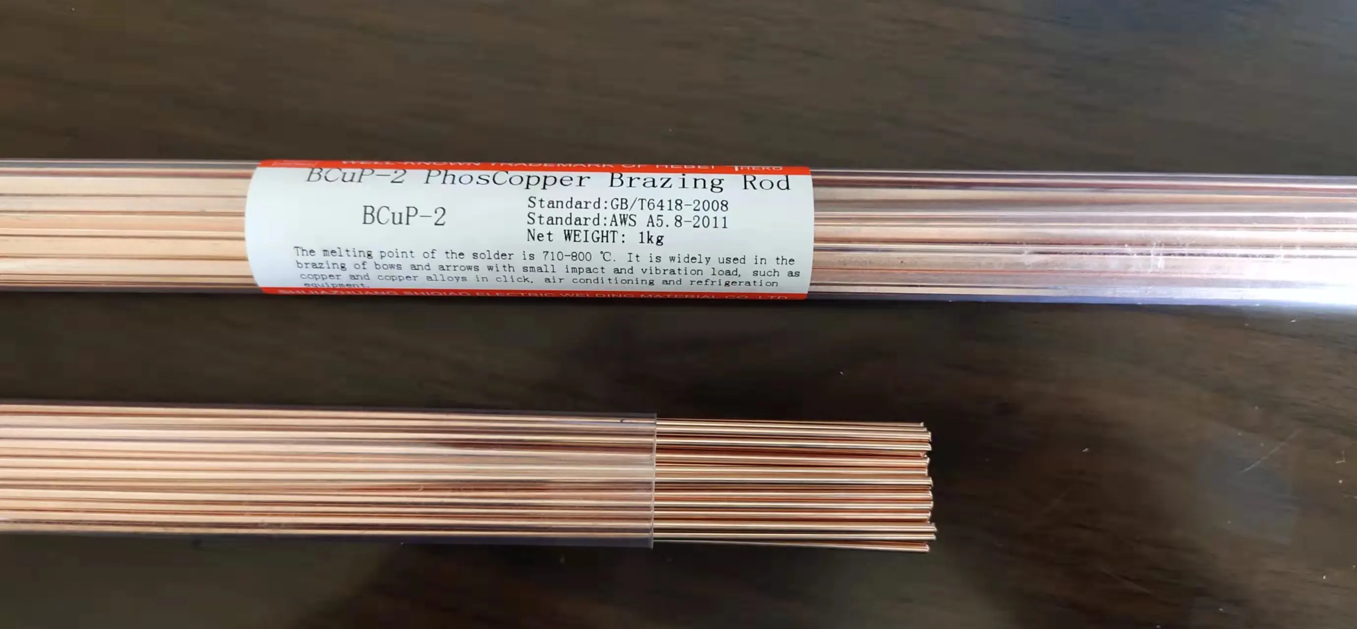 BCuP-2 BCuP-3 BCuP-5 BCuP-6 welding wires silver phos copper brazing welding rod flat rod