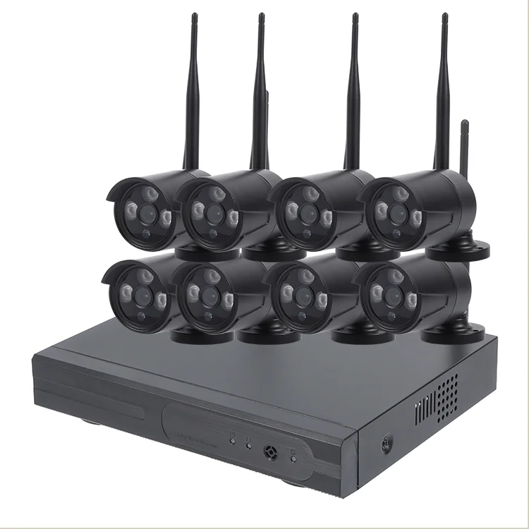1080P 2MP 4CH Wireless NVR Security Camera System Outdoor CCTV Video Surveillance Kit Home Security IP Camera
