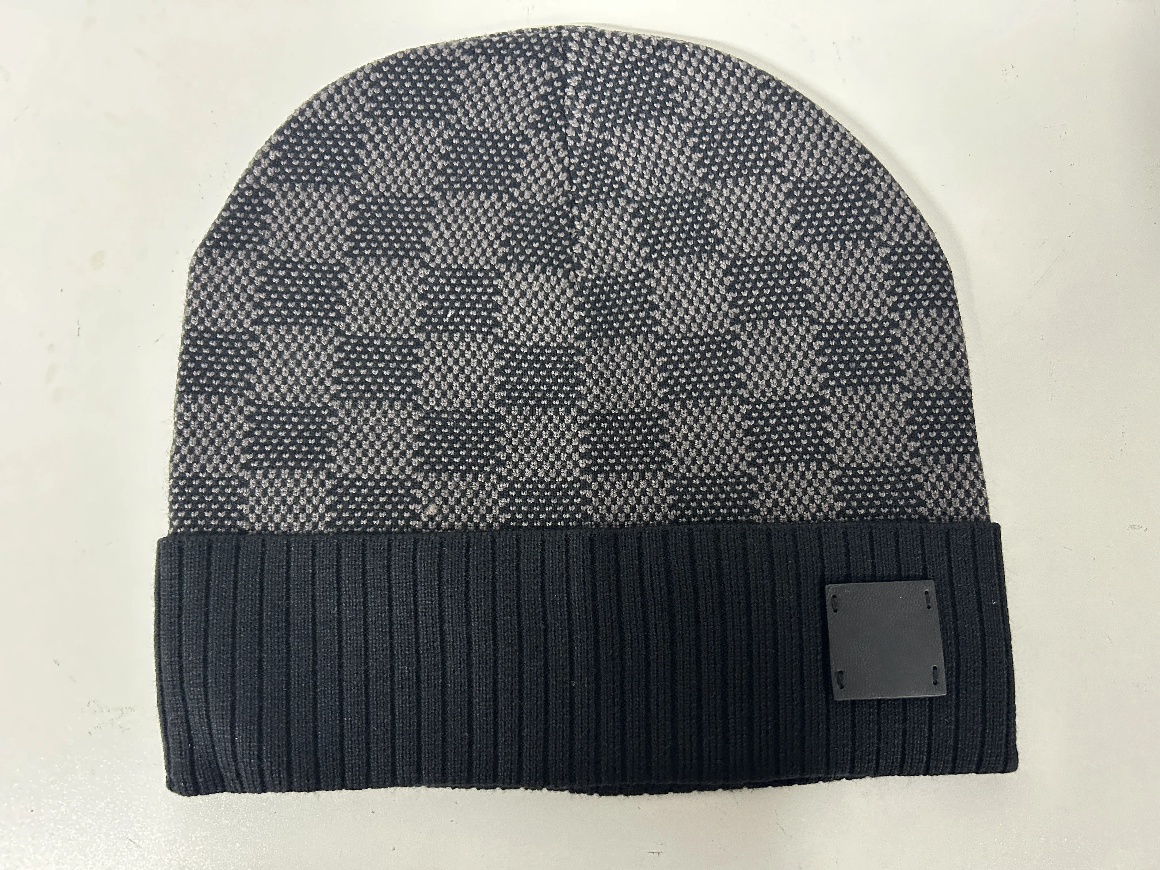 Autumn Winter Fashion Wool Beanie Plaid Letter Knitted Hat Warm unisex outdoor brand luxury designs high quality wholesale cap