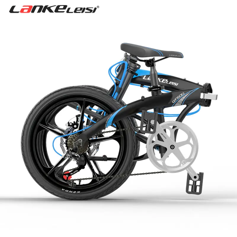 CE certification Folding bike 20 inch aluminum alloy frame double disc brake Shimano 7 speed bicycle road bike men and women