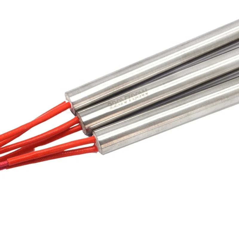 Customized stainless steel single head electric heating tube mold dry combustion heating tube single end heating element