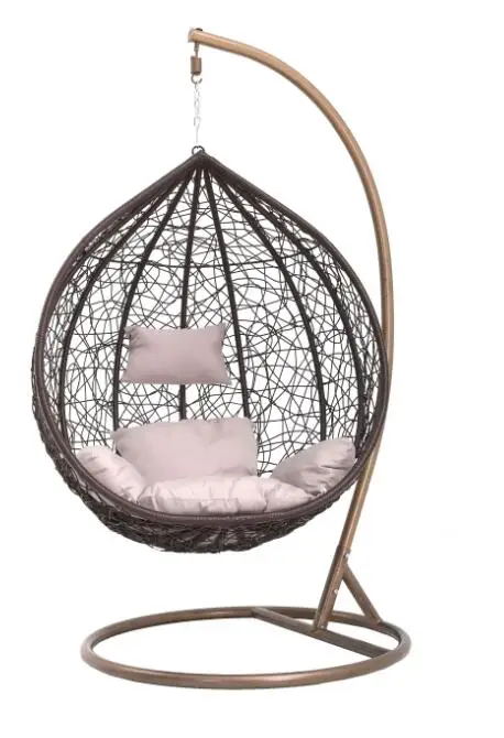 
Patio Hanging Swing for outdoor garden rattan wicker chair 