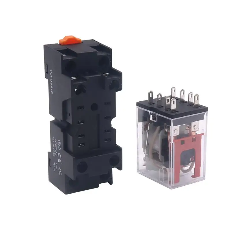 big 8pin relay Intermediate Relays DC 12V 24V AC 12V 36V 110V 220V 380V 14 Pin Electronic Electromagnetic Relay Module