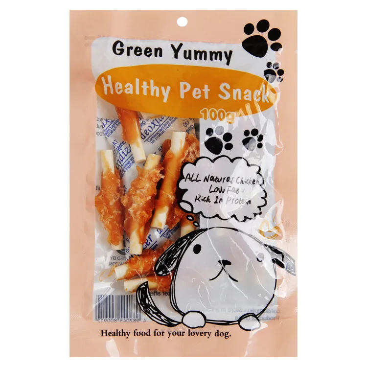 Dog snack pet chicken around calcium stick Dog food Chicken around calcium milk stick