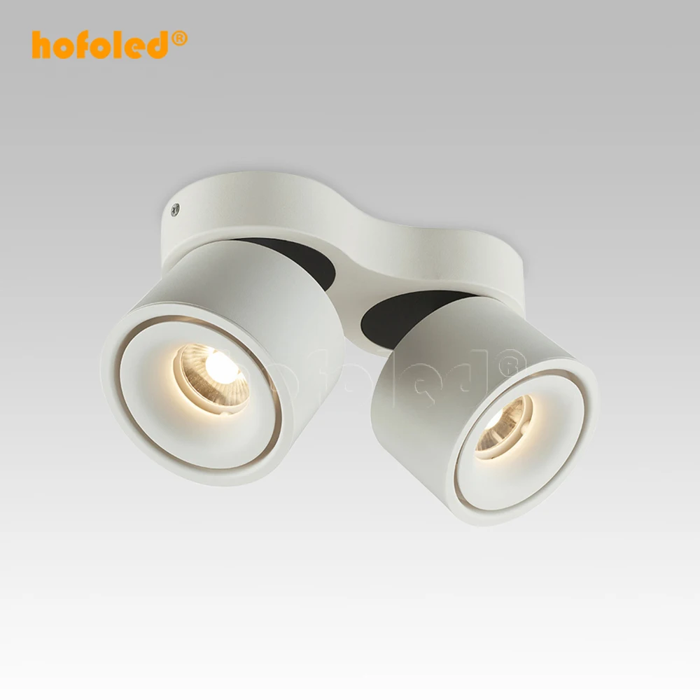 Modern Aluminum Round Spot Lamp Dimmable Ceiling Recessed Led Down Light Surface Mounted Led Downlights