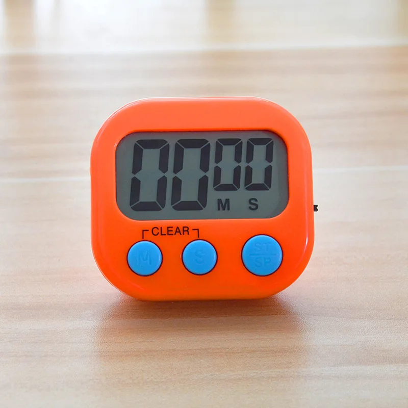  Led digital gym timer Magnetic Countdown Digital Kitchen Timers LED display mini cute magnet fridge