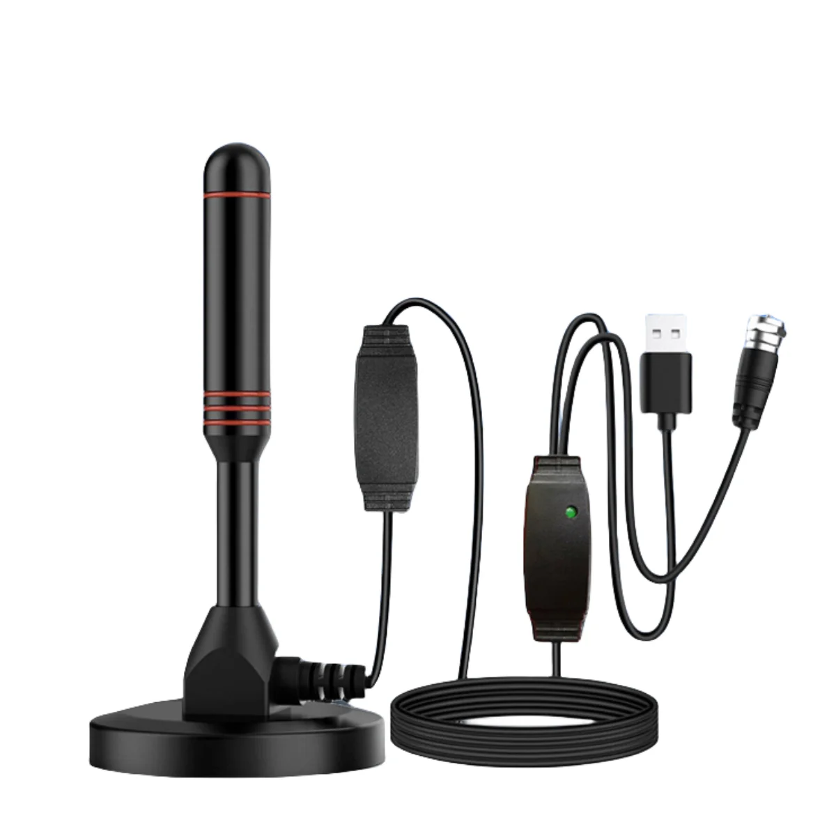 High Gain Indoor Outdoor TV Antenna 360-degree reception DTMB Digital IEC F MCX TV Antenna For Tv