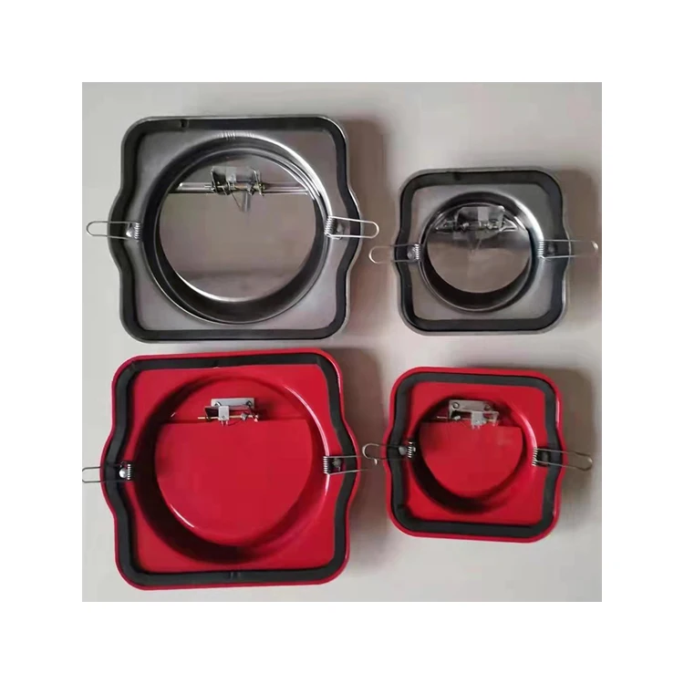
Factory price kitchen hood exhaust flue pipe valve check valve anti-odor valve 