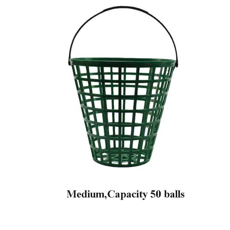 Deluxe 50,75,100 Balls Capacity Plastic Driving Range Golf Ball Baskets