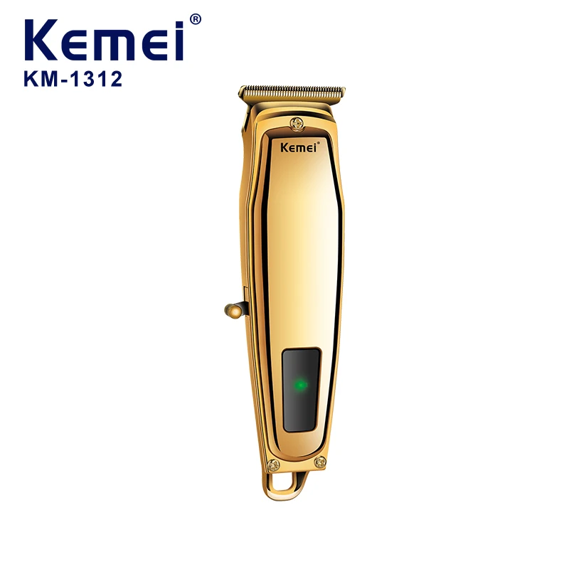 USB быстрая зарядка светодиодный тела машинка для стрижки волос Kemei Km-1312 профессиональная аккумуляторная мужчин Электрический
