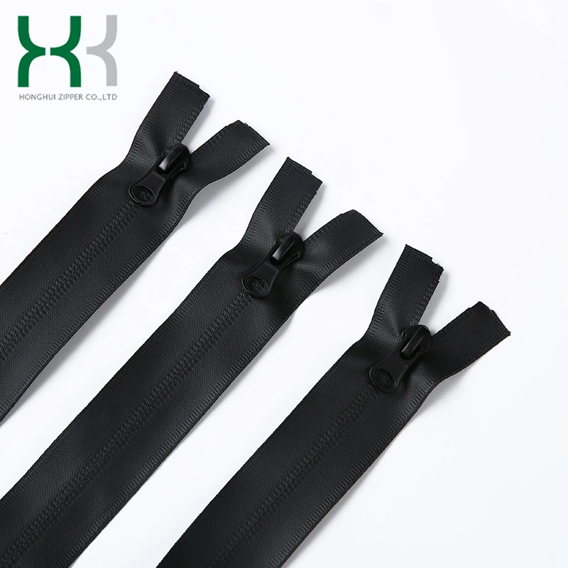 No.5 resin waterproof zipper design auto lock open end TPU zipper