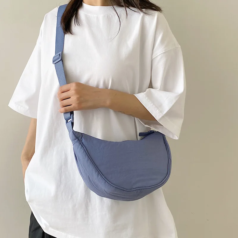 Women Dumpling Bag Female Nylon Ladies Crossbody Bags High Quality Dropshipping Female Cycling Picnic Shoulder Bag