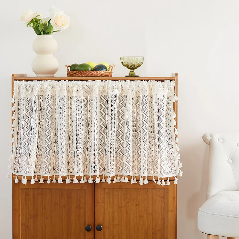 crochet Cafe curtains C44