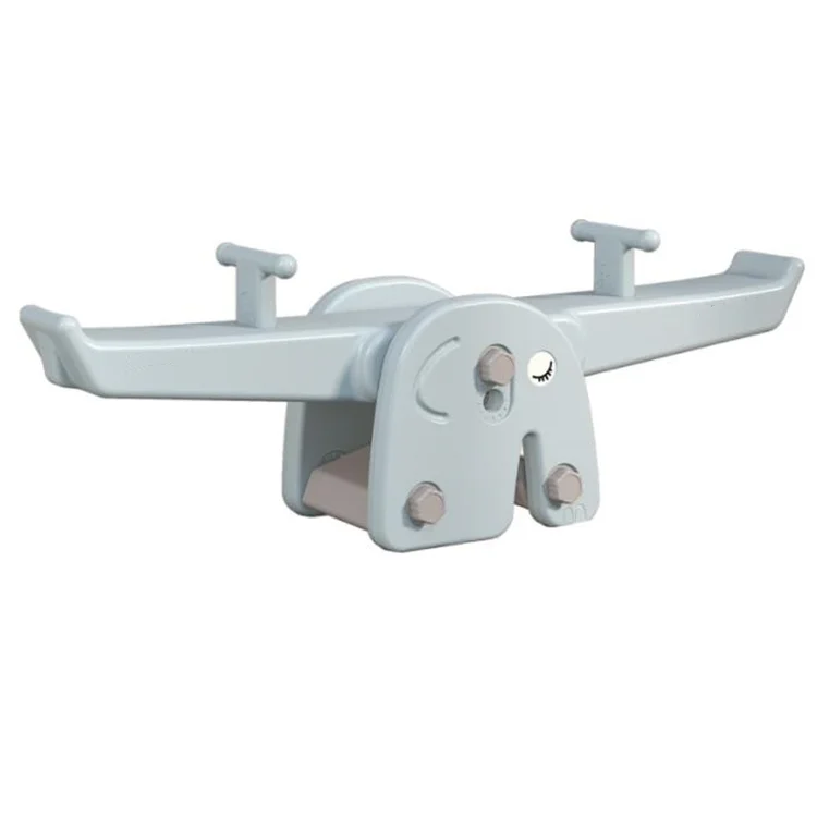 white plastic seesaw party rental balance beam