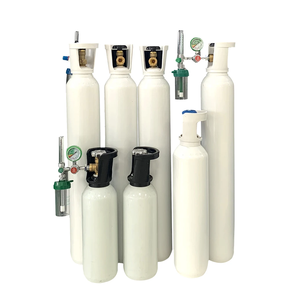 Medical 50L Hospital Oxygen Tank 200Bar Oxygen Cylinder Price High Pressure Steel Gas Cylinder