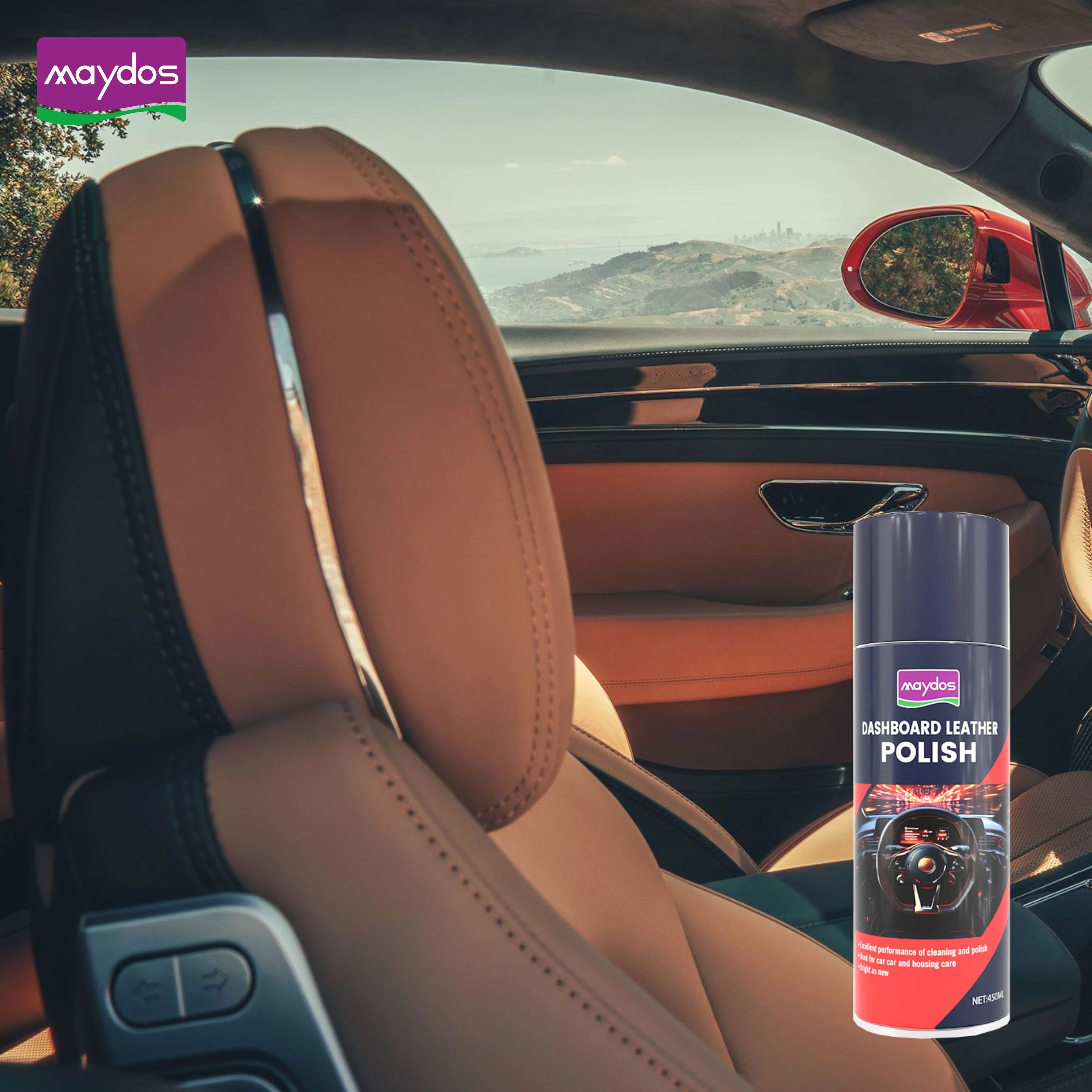 Dashboard and Leather Shine Polishes Anti Static Car Polish Prevent Cracking for Leather