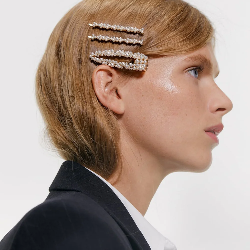  Заводская поставка набор аксессуаров для волос жемчужные свадебные заколки женщин