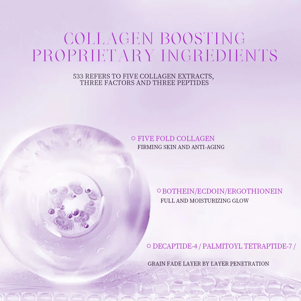 Korean 4 Weeks Firming White Blood Cell Repair Anti Wrinkle Fermentation Collagen Face Mask