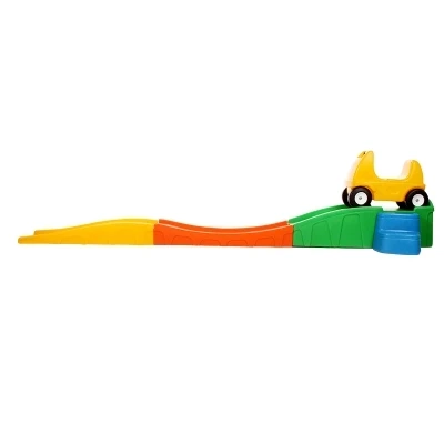 
Children Hotselling kindergarten plastic ride on toy cars track roller coaster three-stage scooter plastic car for baby 