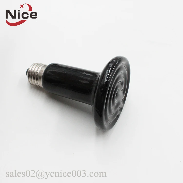 E27 110v 220v edison screw ceramic heater bulb