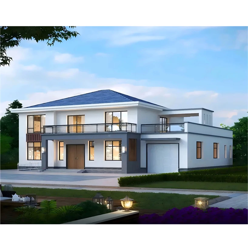 Prefabricated Steel House Metal Frame Shed Prefab Steel Structure Modern Modular Home Apartment Building With Competitive Price