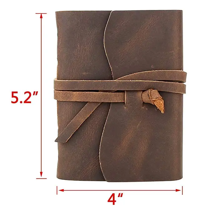 
Handmade Vintage Bound Writing journal for Men & Women Leather Journal Travel Notebook 