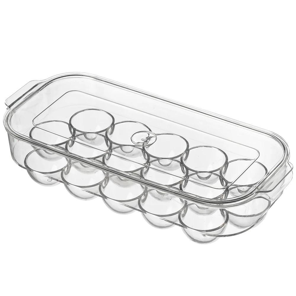 Easy To Use Rectangle Container Fridge Chicken Storage Egg With Lid