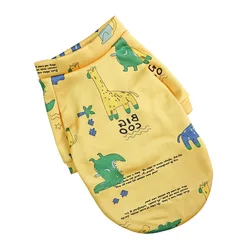 Designer Spring Summer Vest Luxury Harness Dress Pets Clothes for Pet Space Fashion Business Baby Gifts