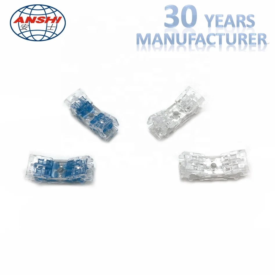 ANSHI 21-26AWG 101E Four Wire Reusable Connector Without Gel