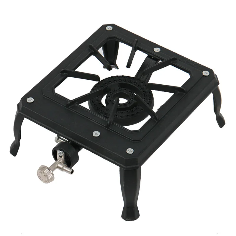 Manufacturers wholesale outdoor barbecue mountaineering portable stove cast iron stove LPG multi-burner stove