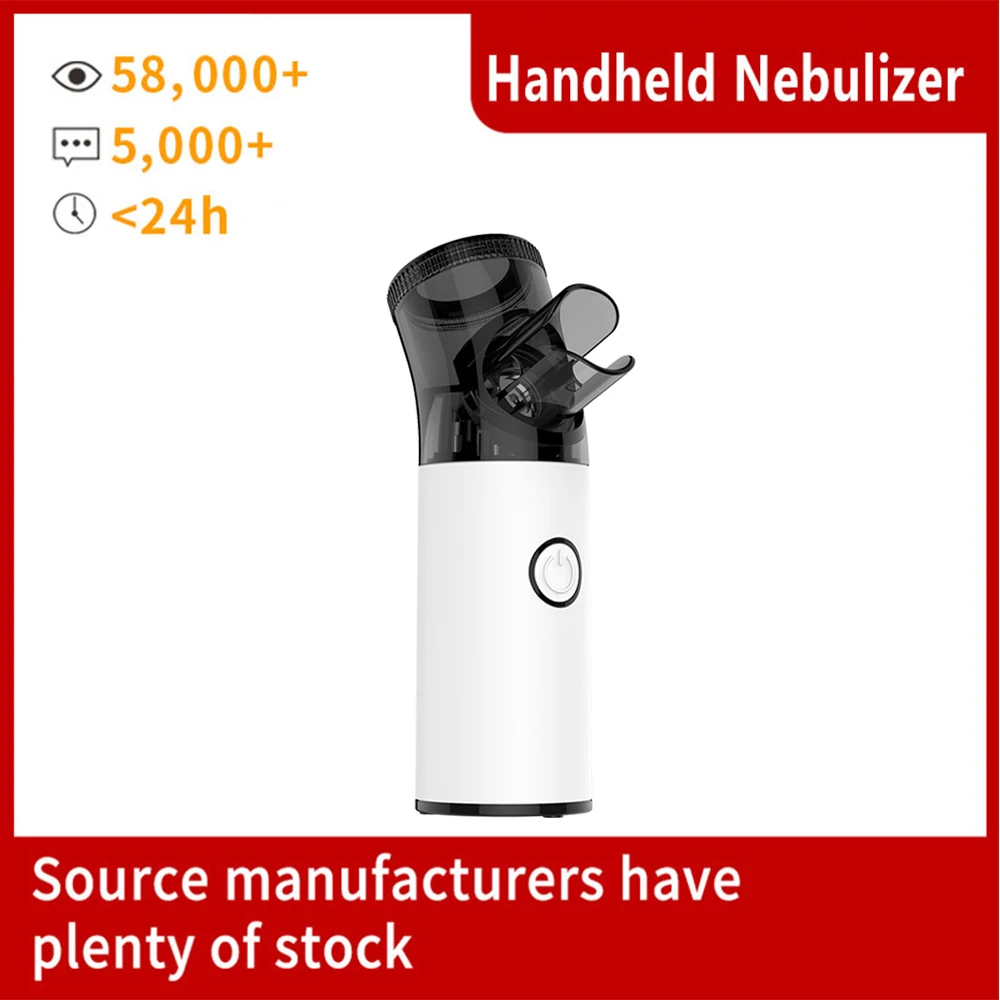 Homecare Battery Operated Mesh Nebulizer 2021 Stock Manufacturer Portable Travel Inhaler