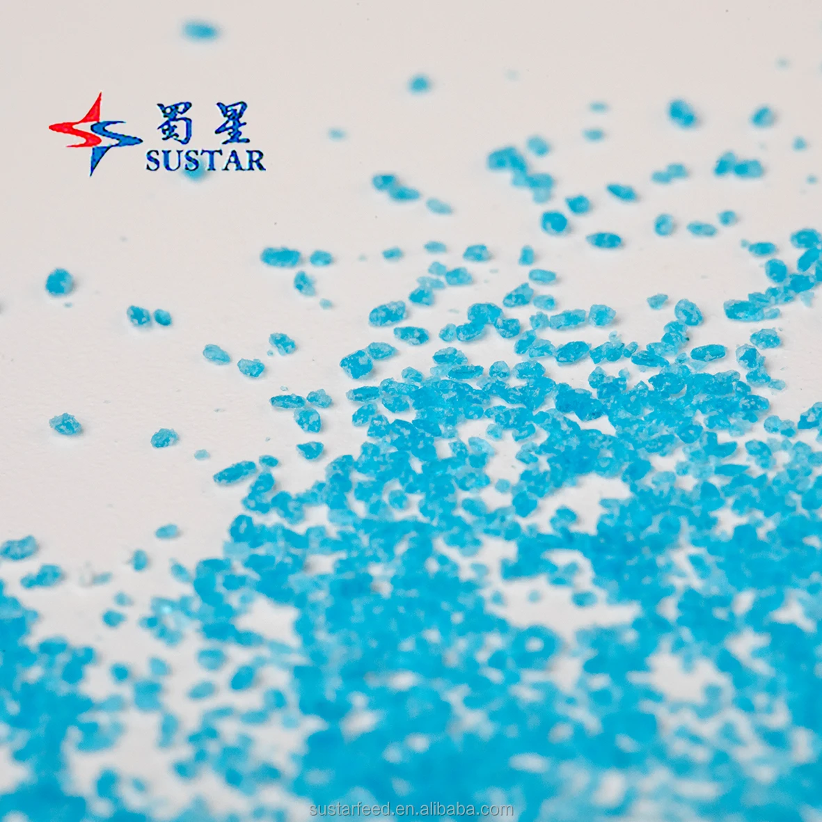 Minerals animal feed grade additive sulfato de cobre supplier manufacturer SUSTAR pentahydrate Copper Sulfate Sulphate CuSO4