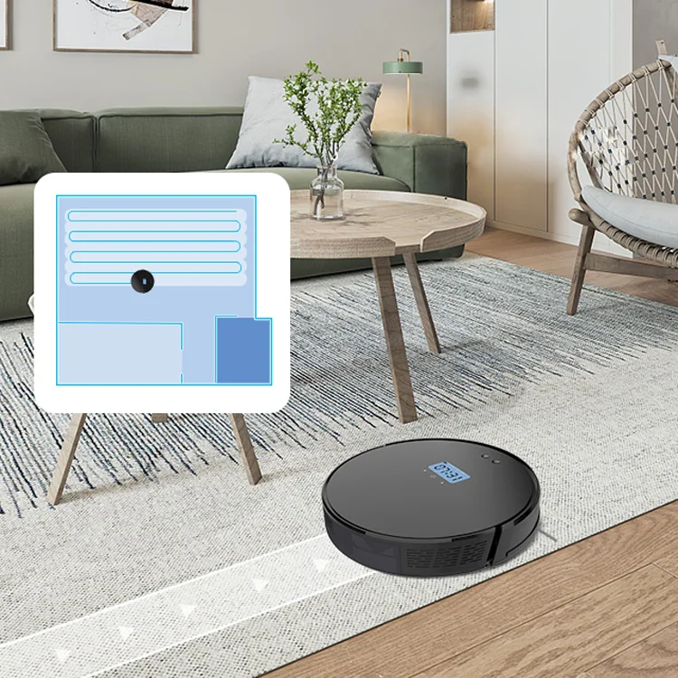 Language device control gyroscope navigation anti-collision robot cleaner mop and vacuum app,vacuum mop wet robot