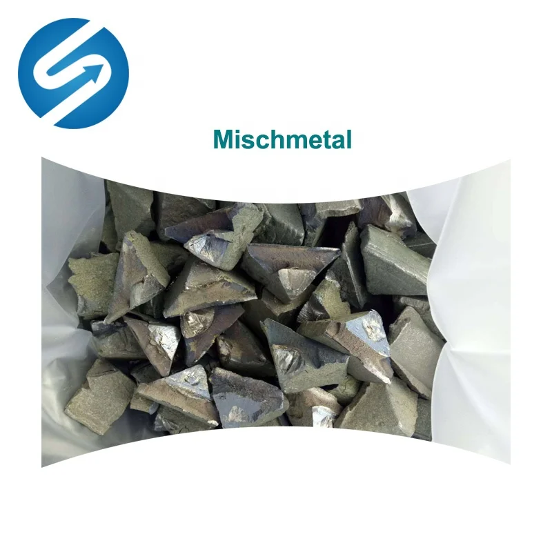 Rare Earth Mischmetal Rare Earth Misch Metal Ce Mischmetal Alloy Cerium Master Alloy Cerium Mischmetal Cerium Alloy Powder