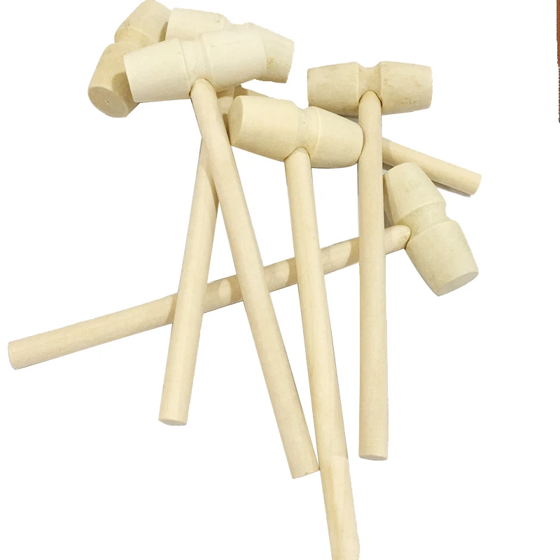 Custom Solid wood mini mallet hammering Planet Cake wood hammer