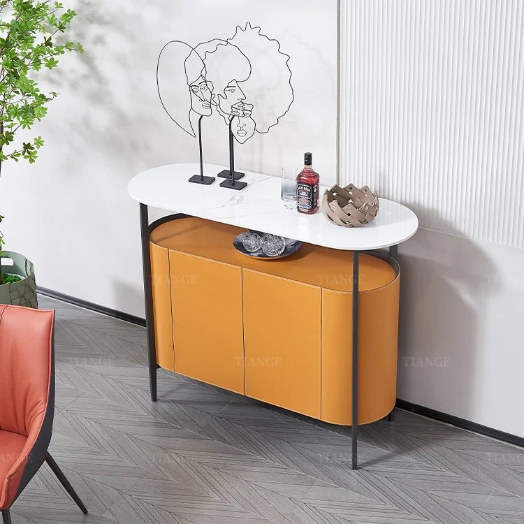 Итальянский дизайн, седло, Кожаный шкаф, буфетный сервант по оптовой цене, шкафы для гостиной