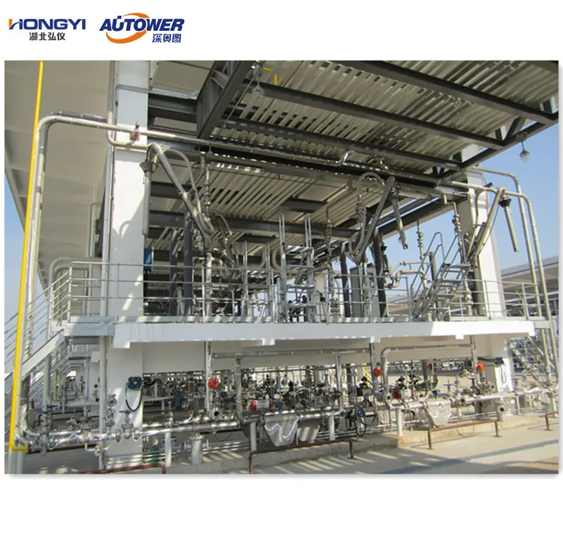 Benzene hydrogenation Loading Pumps Equipment Skid-mounted with loading arm batch controller folding stair for gasoline